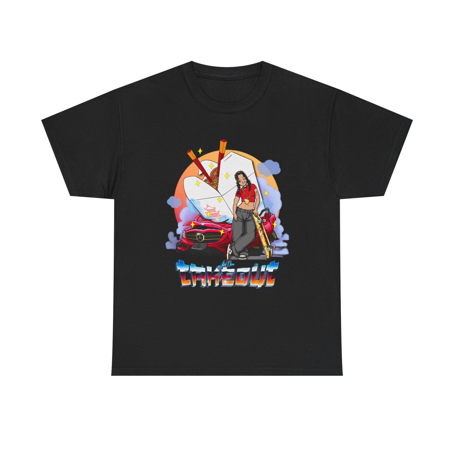 Lil Takeout Skate Tee | Retro-Inspired Unisex Shirt