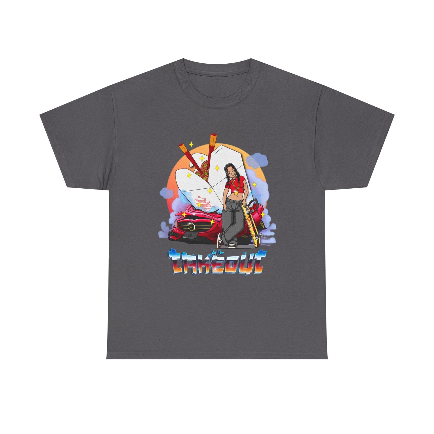 Lil Takeout Skate Tee | Retro-Inspired Unisex Shirt