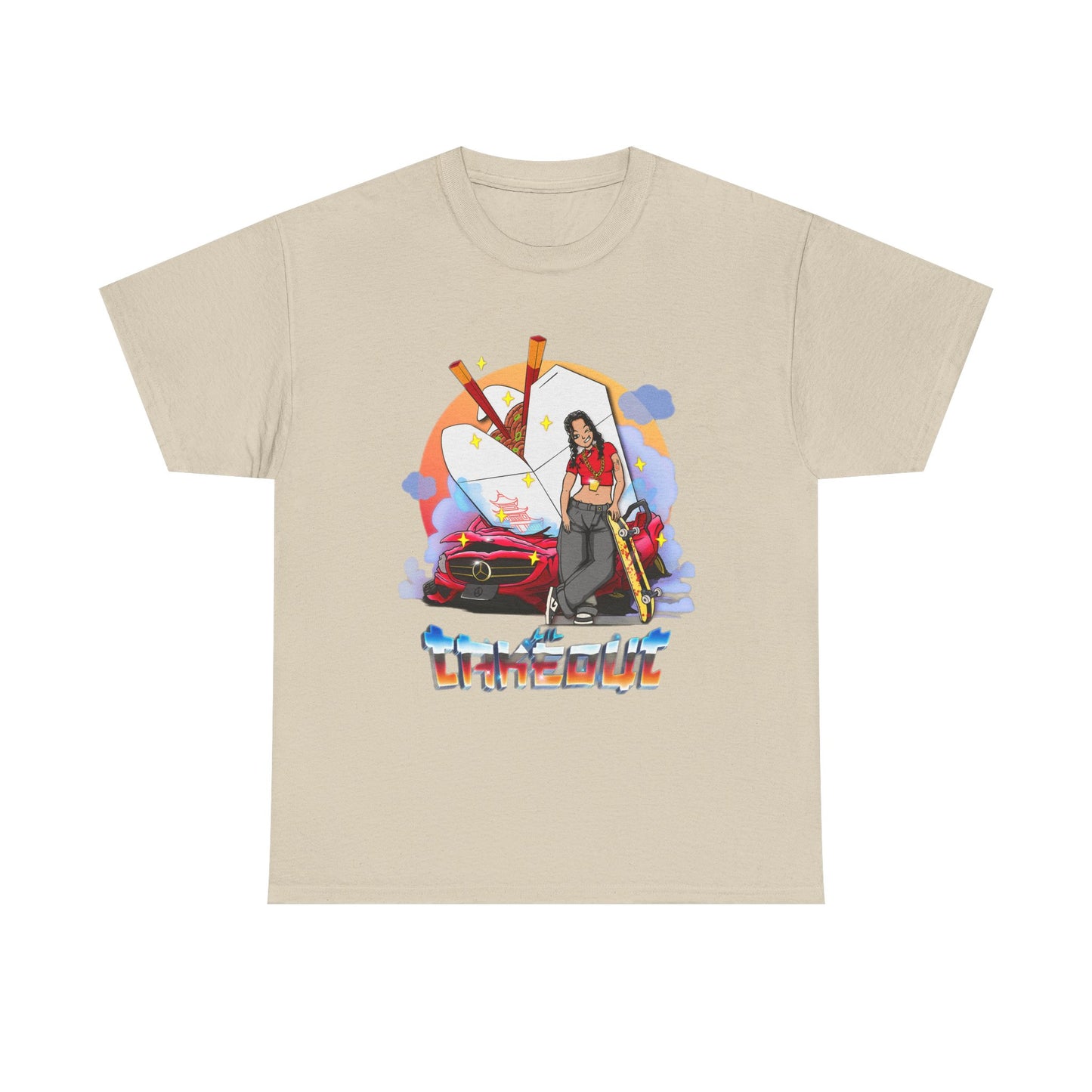 Lil Takeout Skate Tee | Retro-Inspired Unisex Shirt