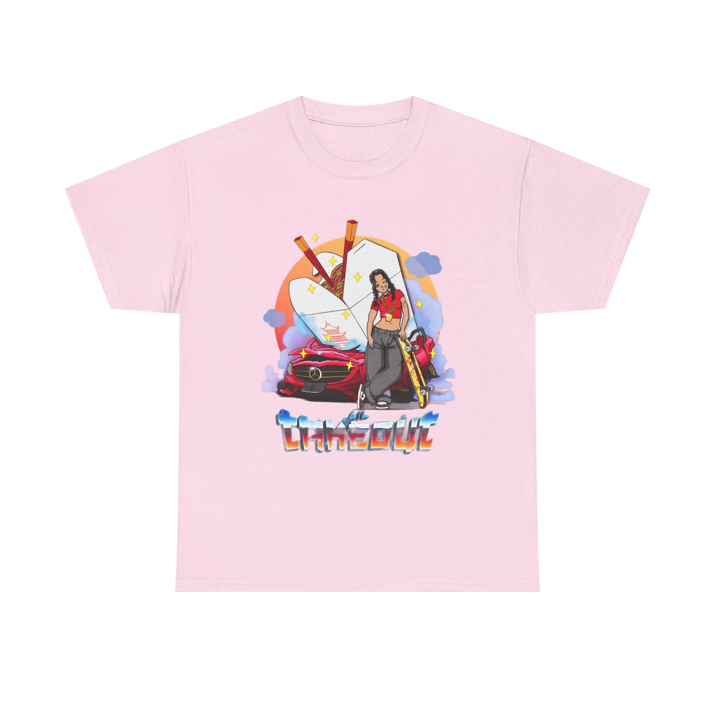 Lil Takeout Skate Tee | Retro-Inspired Unisex Shirt
