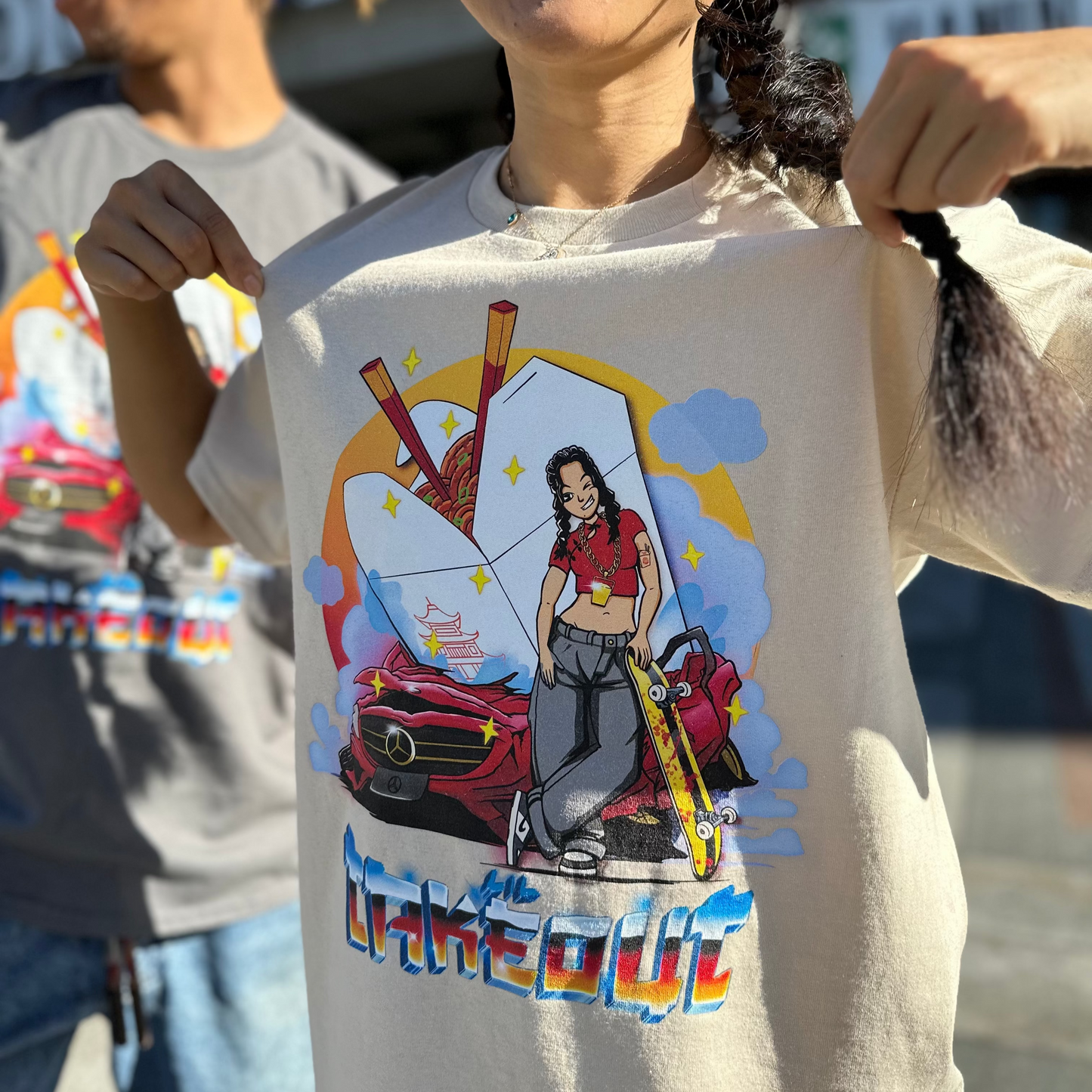 Lil Takeout Skate Tee | Retro-Inspired Unisex Shirt